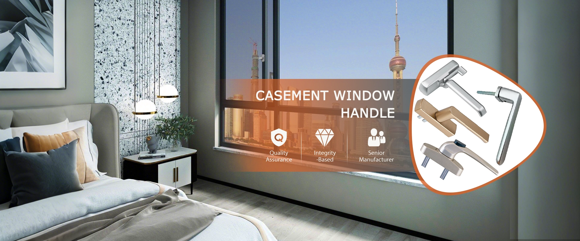 Kvalitetsfönsterhandtag Fabrik